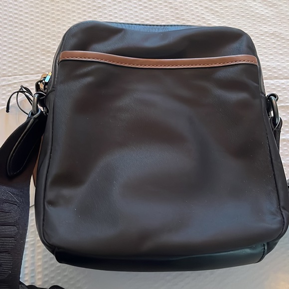 NWT COACH MAX CROSSBODY BLACK & BROWN - Picture 9 of 12